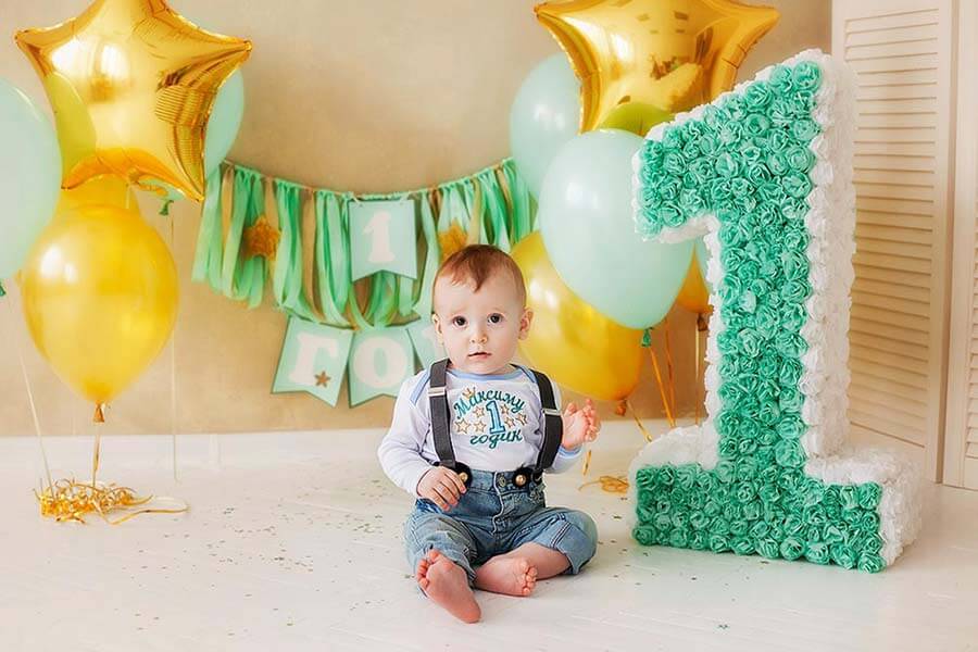 День рождения 1 год мальчику