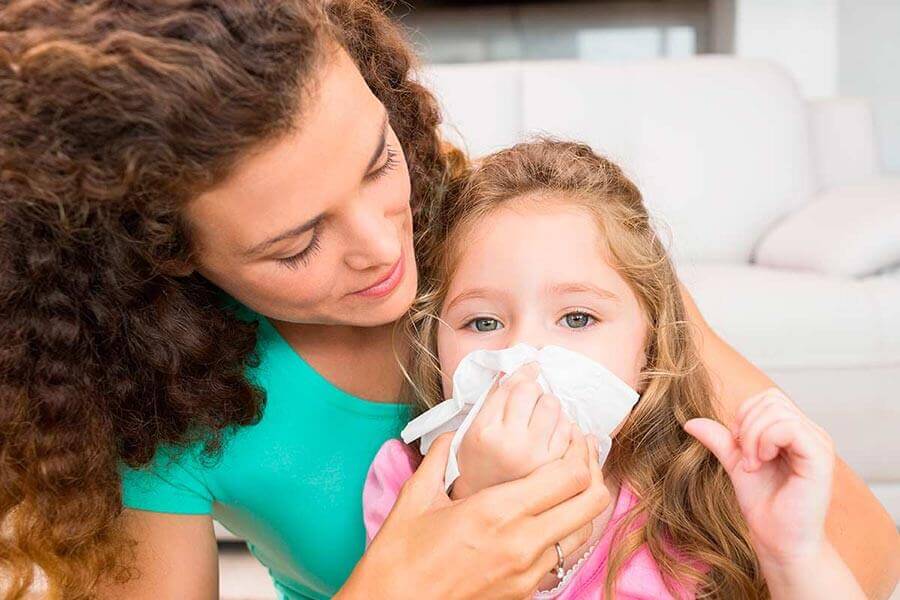 Насморк и сопли у ребенка